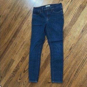Madewell Blue Skinny Jeans Stretch Denim